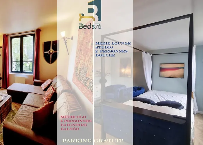 2 Appt Medielounge Ou Medieold, Parking Vue Magnifique Par Beds76